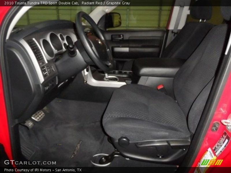 Radiant Red / Graphite Gray 2010 Toyota Tundra TRD Sport Double Cab