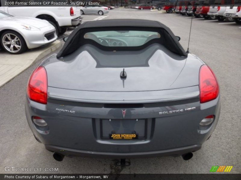 Sly Gray / Ebony 2008 Pontiac Solstice GXP Roadster