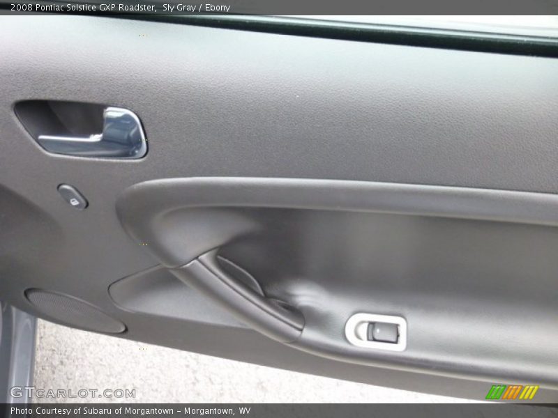 Sly Gray / Ebony 2008 Pontiac Solstice GXP Roadster
