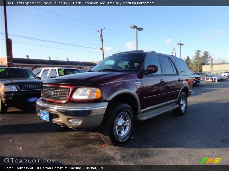 Dark Toreador Red Metallic / Medium Parchment 2001 Ford Expedition Eddie Bauer 4x4