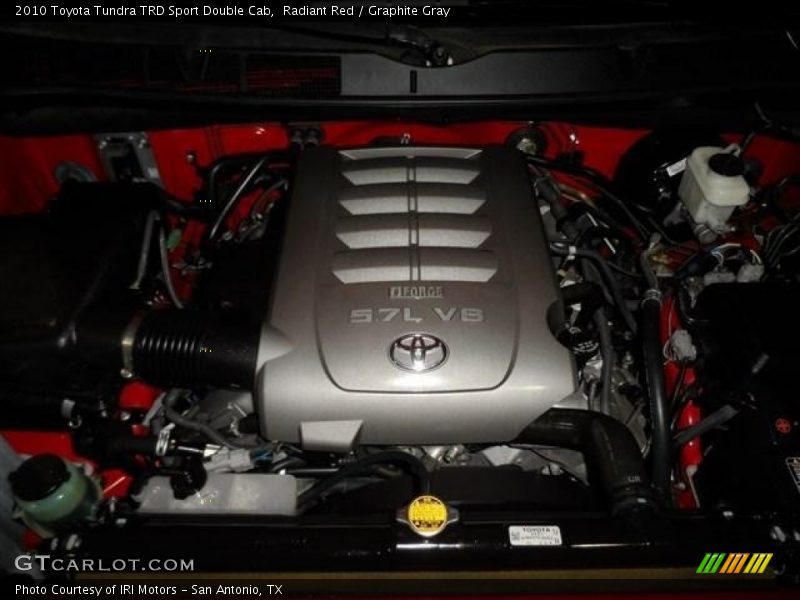 Radiant Red / Graphite Gray 2010 Toyota Tundra TRD Sport Double Cab