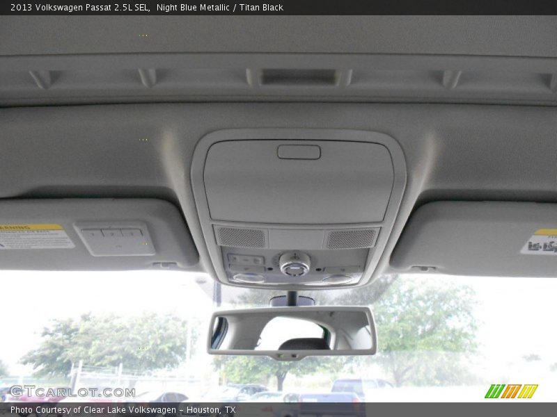Night Blue Metallic / Titan Black 2013 Volkswagen Passat 2.5L SEL