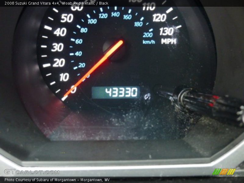 Moab Red Metallic / Black 2008 Suzuki Grand Vitara 4x4