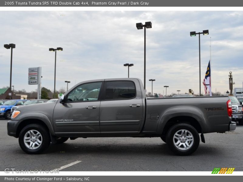 Phantom Gray Pearl / Dark Gray 2005 Toyota Tundra SR5 TRD Double Cab 4x4