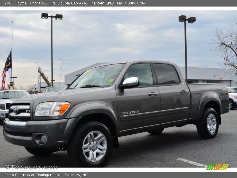 Phantom Gray Pearl / Dark Gray 2005 Toyota Tundra SR5 TRD Double Cab 4x4