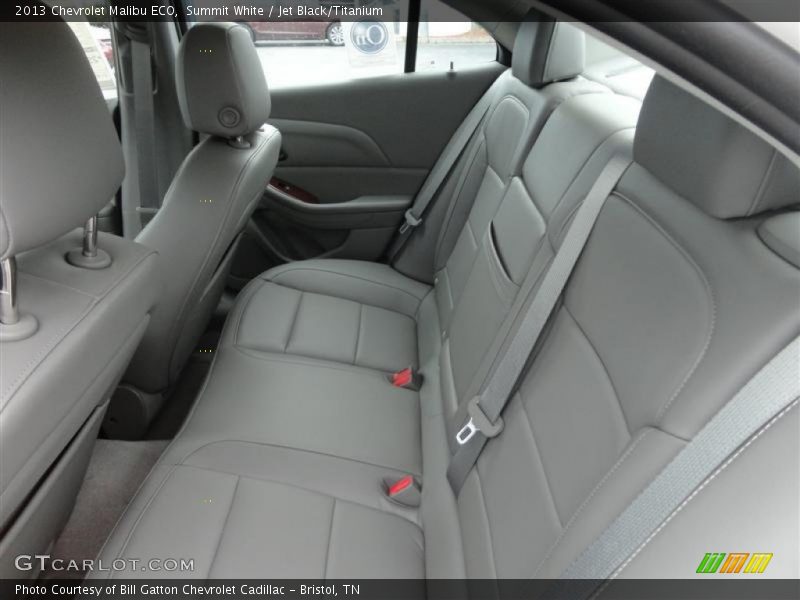 Summit White / Jet Black/Titanium 2013 Chevrolet Malibu ECO