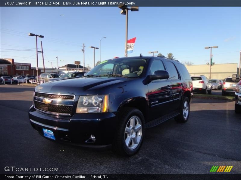 Dark Blue Metallic / Light Titanium/Ebony 2007 Chevrolet Tahoe LTZ 4x4