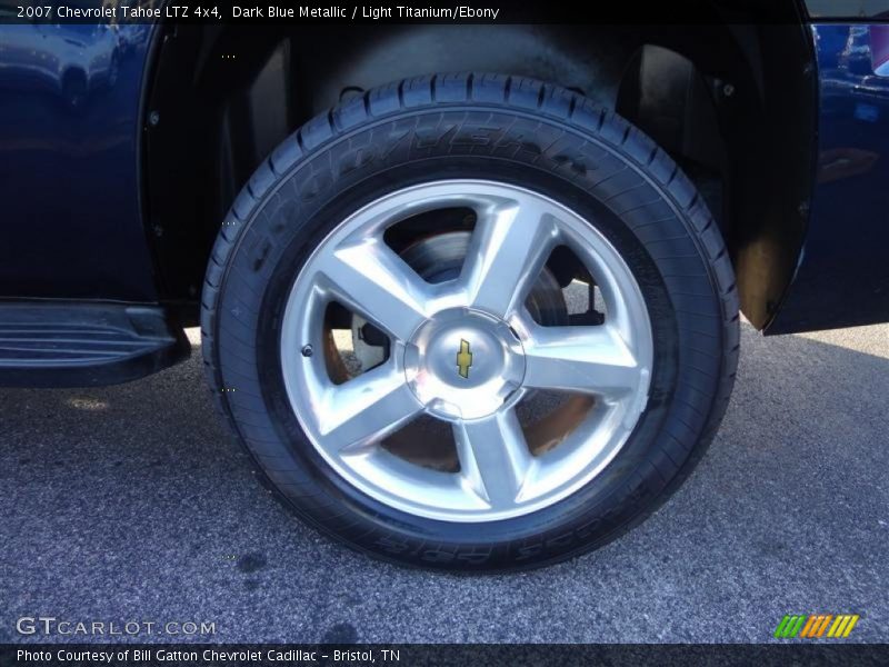Dark Blue Metallic / Light Titanium/Ebony 2007 Chevrolet Tahoe LTZ 4x4