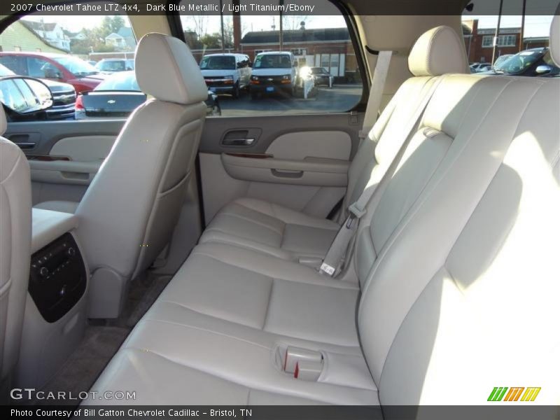 Dark Blue Metallic / Light Titanium/Ebony 2007 Chevrolet Tahoe LTZ 4x4