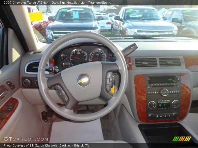 Dark Blue Metallic / Light Titanium/Ebony 2007 Chevrolet Tahoe LTZ 4x4