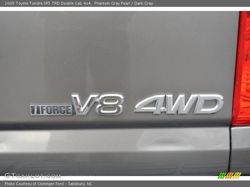 Phantom Gray Pearl / Dark Gray 2005 Toyota Tundra SR5 TRD Double Cab 4x4