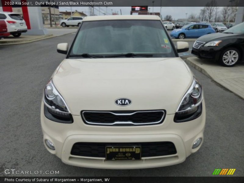 Dune Beige / Sand/Black Houndstooth Cloth 2012 Kia Soul !