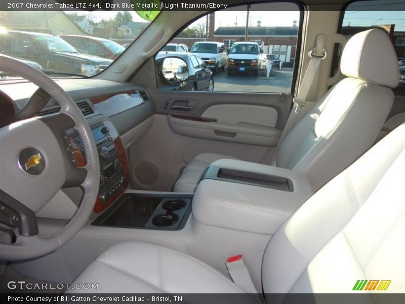Dark Blue Metallic / Light Titanium/Ebony 2007 Chevrolet Tahoe LTZ 4x4
