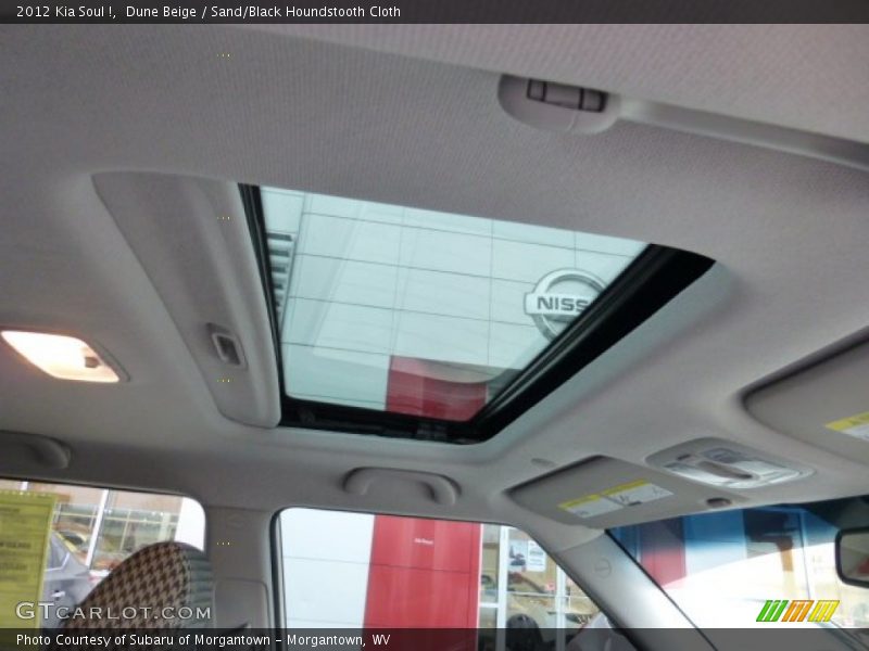 Dune Beige / Sand/Black Houndstooth Cloth 2012 Kia Soul !