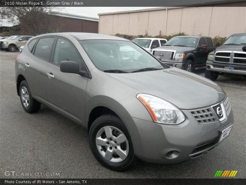 Gotham Gray / Black 2010 Nissan Rogue S