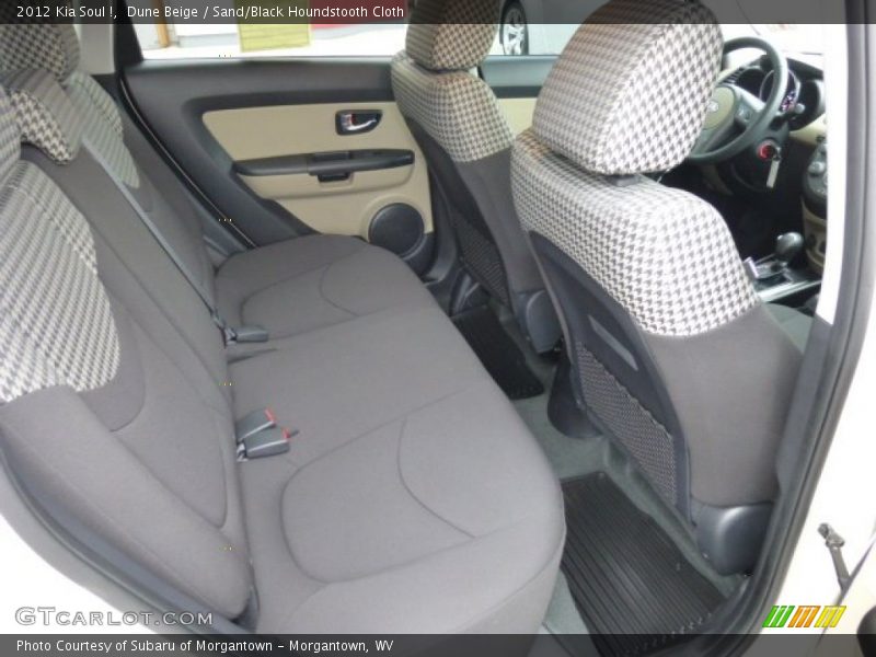 Rear Seat of 2012 Soul !