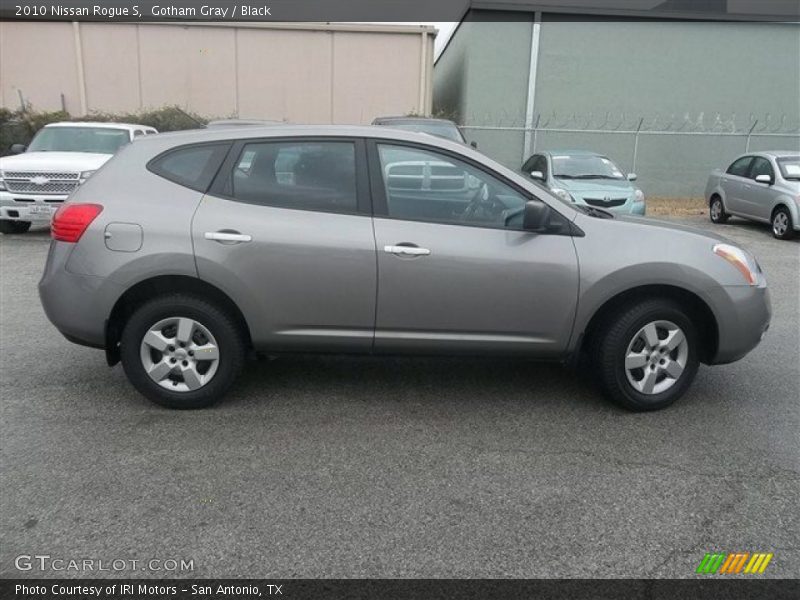Gotham Gray / Black 2010 Nissan Rogue S