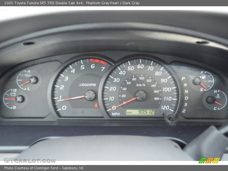 Phantom Gray Pearl / Dark Gray 2005 Toyota Tundra SR5 TRD Double Cab 4x4