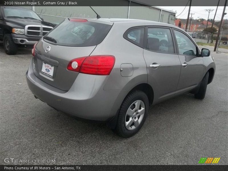 Gotham Gray / Black 2010 Nissan Rogue S