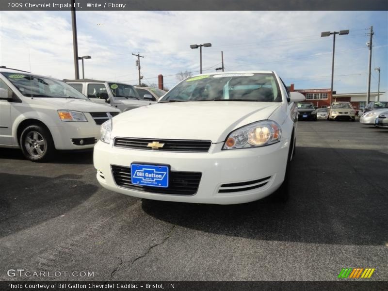 White / Ebony 2009 Chevrolet Impala LT