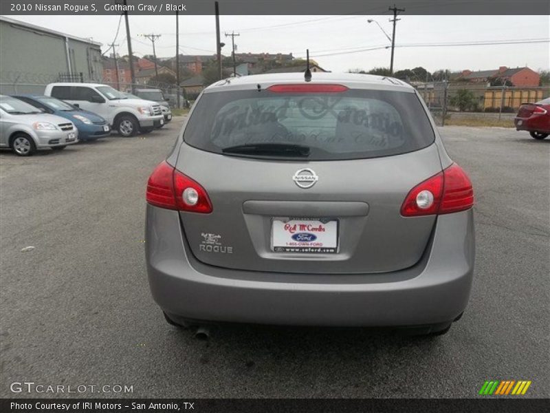 Gotham Gray / Black 2010 Nissan Rogue S