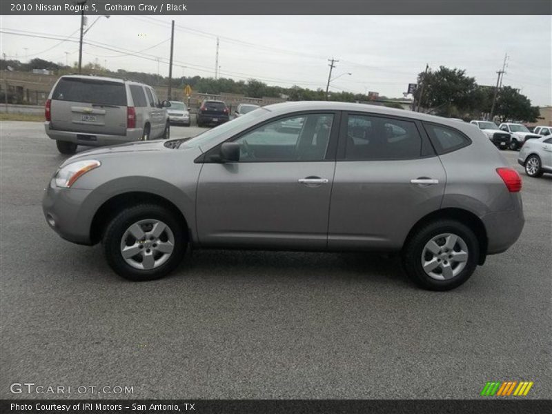 Gotham Gray / Black 2010 Nissan Rogue S