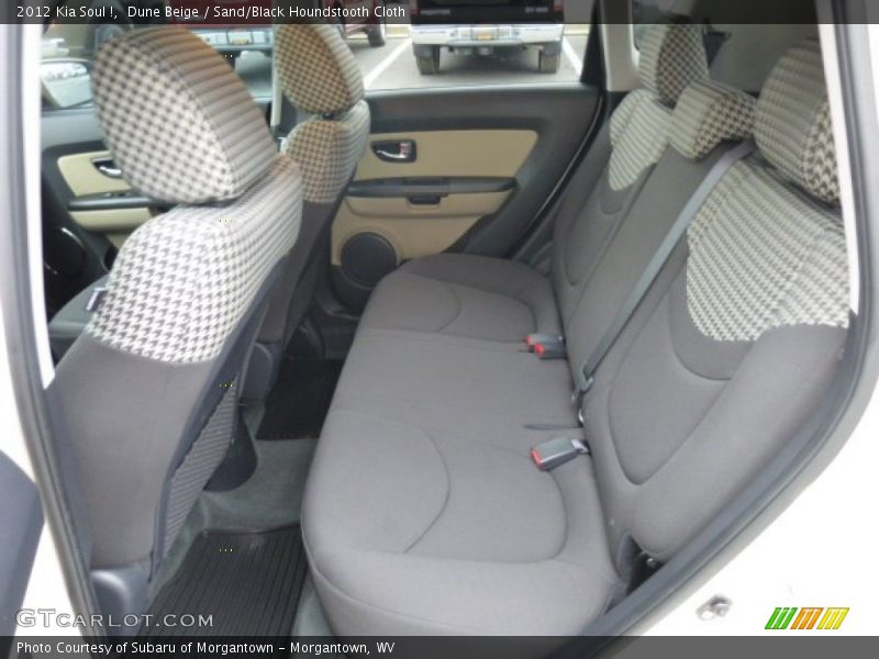 Rear Seat of 2012 Soul !
