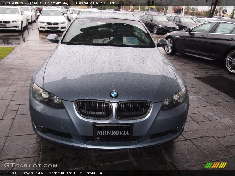 Blue Water Metallic / Black 2009 BMW 3 Series 328i Convertible