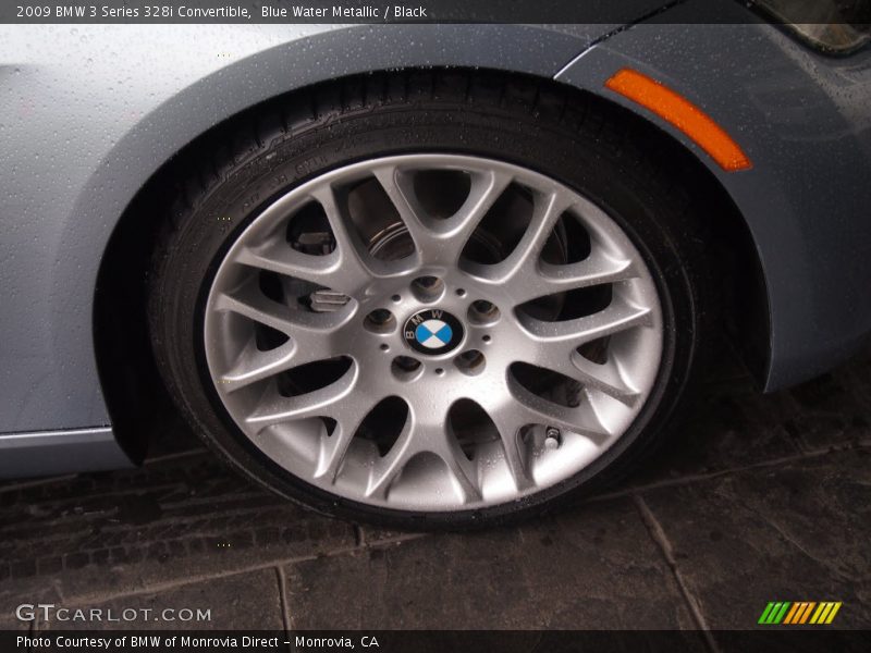 Blue Water Metallic / Black 2009 BMW 3 Series 328i Convertible