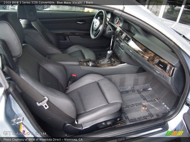 Blue Water Metallic / Black 2009 BMW 3 Series 328i Convertible