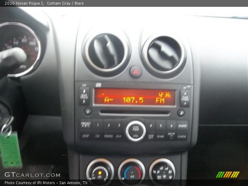 Gotham Gray / Black 2010 Nissan Rogue S