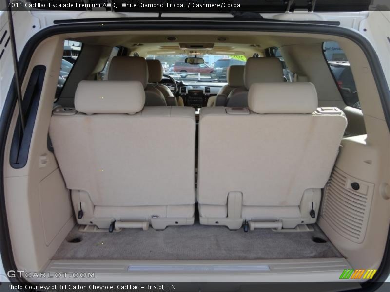 White Diamond Tricoat / Cashmere/Cocoa 2011 Cadillac Escalade Premium AWD