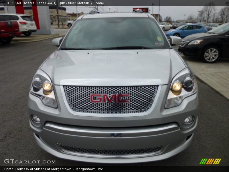 Quicksilver Metallic / Ebony 2012 GMC Acadia Denali AWD