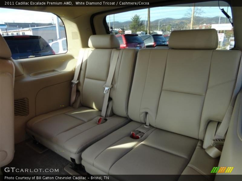 White Diamond Tricoat / Cashmere/Cocoa 2011 Cadillac Escalade Premium AWD