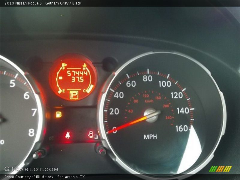 Gotham Gray / Black 2010 Nissan Rogue S