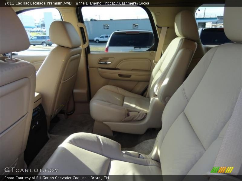 White Diamond Tricoat / Cashmere/Cocoa 2011 Cadillac Escalade Premium AWD
