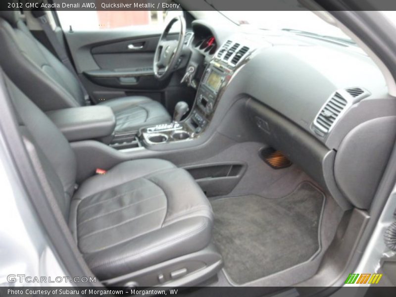 Quicksilver Metallic / Ebony 2012 GMC Acadia Denali AWD
