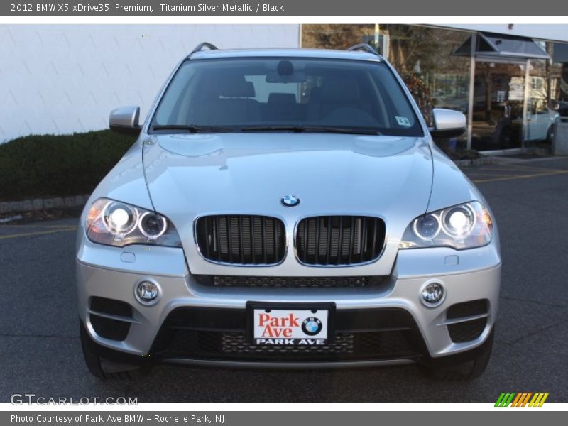 Titanium Silver Metallic / Black 2012 BMW X5 xDrive35i Premium
