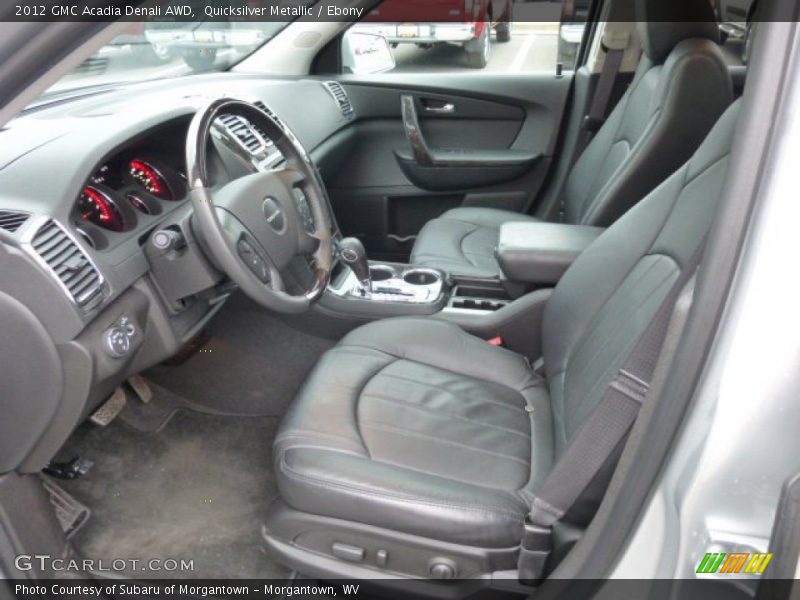 Quicksilver Metallic / Ebony 2012 GMC Acadia Denali AWD