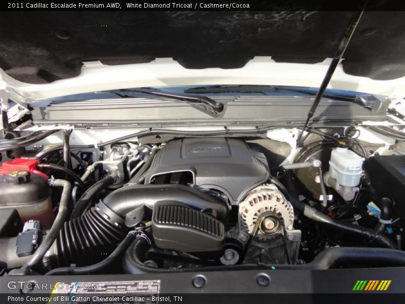 White Diamond Tricoat / Cashmere/Cocoa 2011 Cadillac Escalade Premium AWD