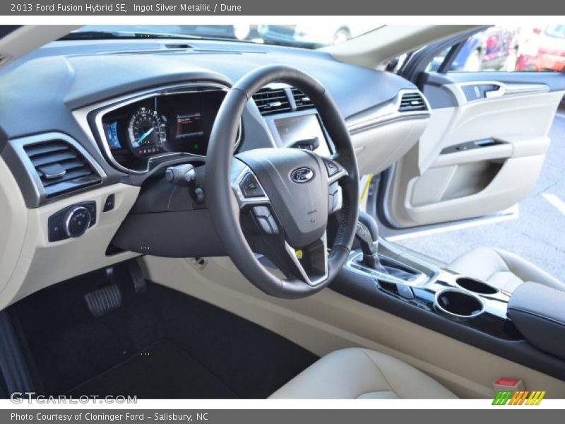 Dashboard of 2013 Fusion Hybrid SE