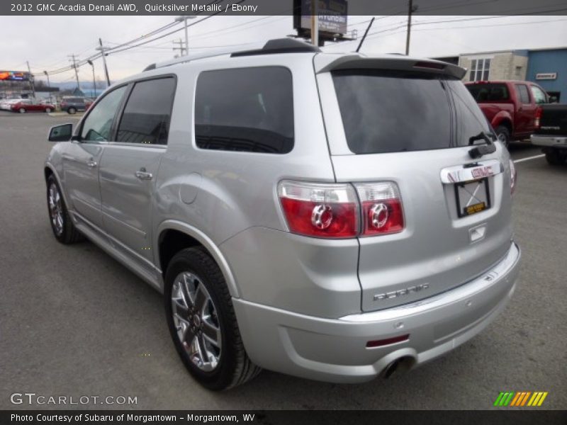 Quicksilver Metallic / Ebony 2012 GMC Acadia Denali AWD