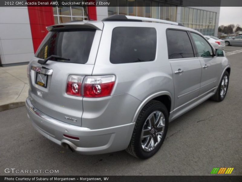 Quicksilver Metallic / Ebony 2012 GMC Acadia Denali AWD