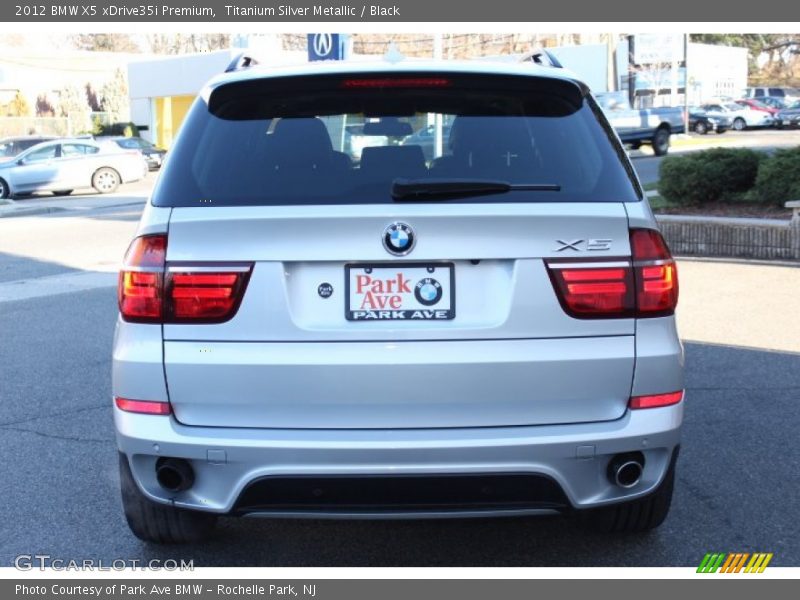 Titanium Silver Metallic / Black 2012 BMW X5 xDrive35i Premium