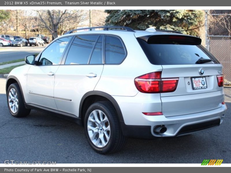 Titanium Silver Metallic / Black 2012 BMW X5 xDrive35i Premium