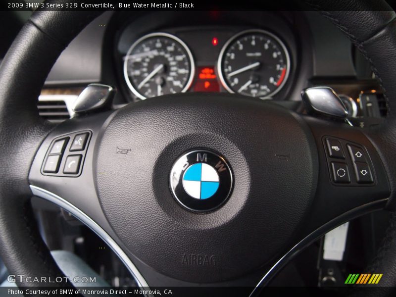 Blue Water Metallic / Black 2009 BMW 3 Series 328i Convertible