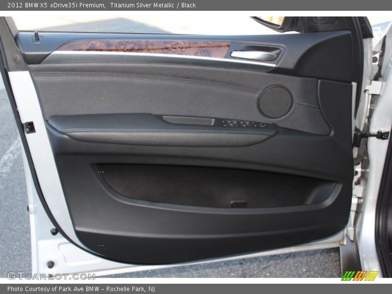 Titanium Silver Metallic / Black 2012 BMW X5 xDrive35i Premium