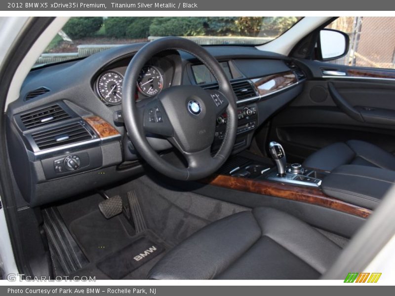Titanium Silver Metallic / Black 2012 BMW X5 xDrive35i Premium