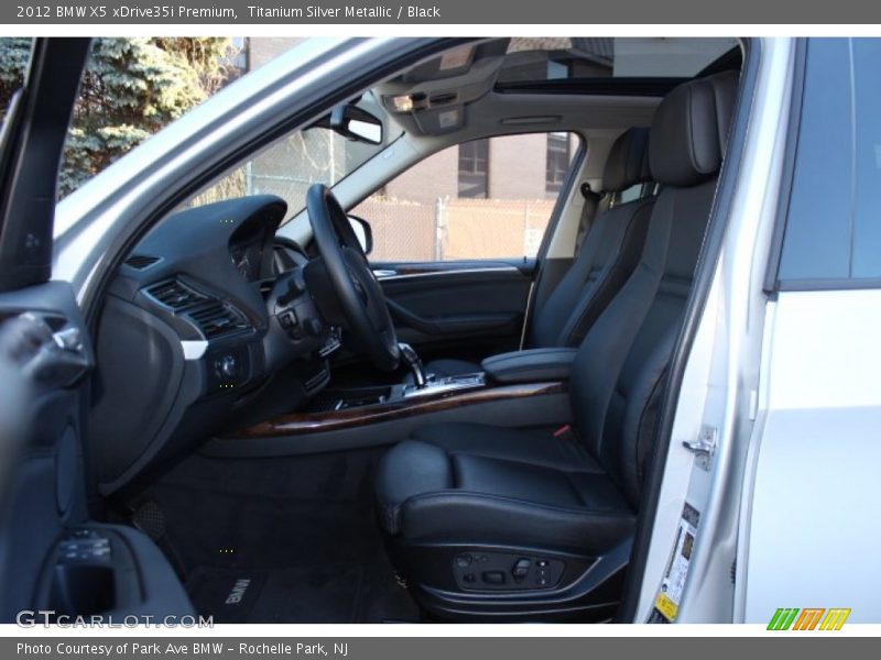 Titanium Silver Metallic / Black 2012 BMW X5 xDrive35i Premium