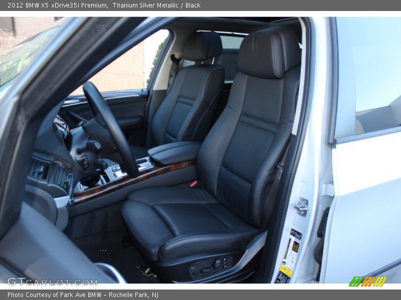 Titanium Silver Metallic / Black 2012 BMW X5 xDrive35i Premium